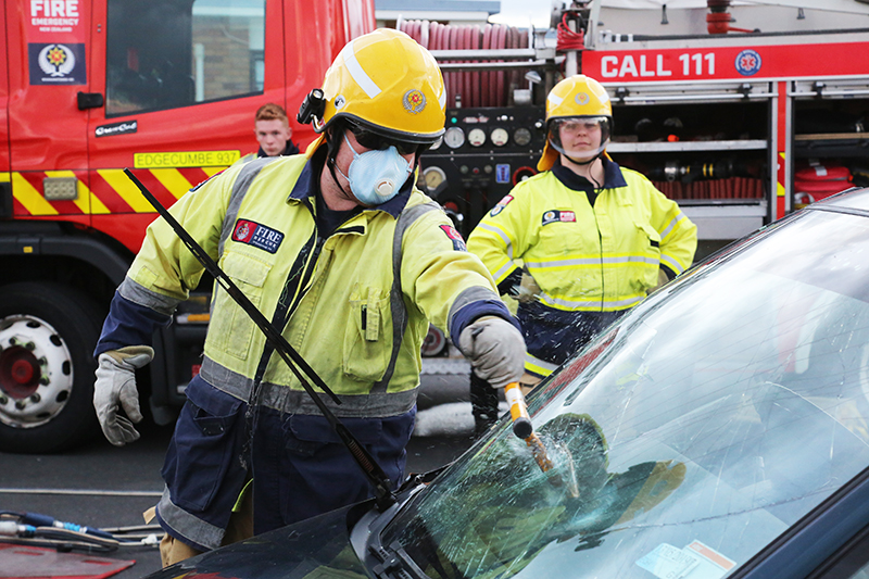 Volunteer Fire Brigade : Edgecumbe : New Zealand : Business News Photos : Richard Moore : Photographer